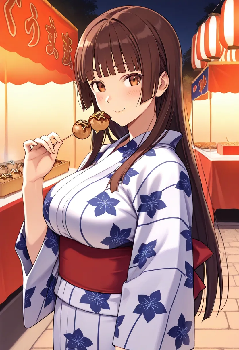 Story 3: Festival Atmosphere — panel 2 — sharing food