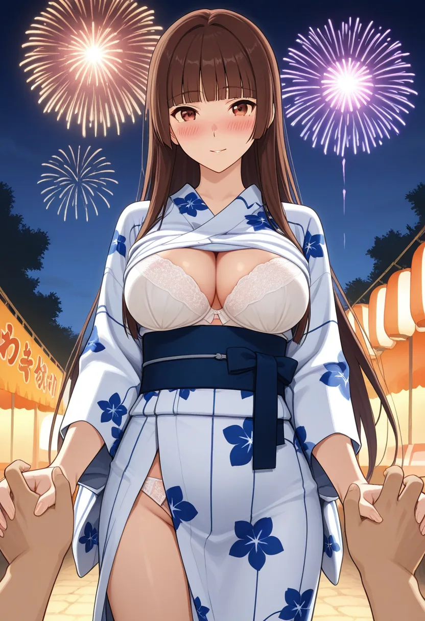 Story 6: Festival Yukata — panel 6 — festival yukata open