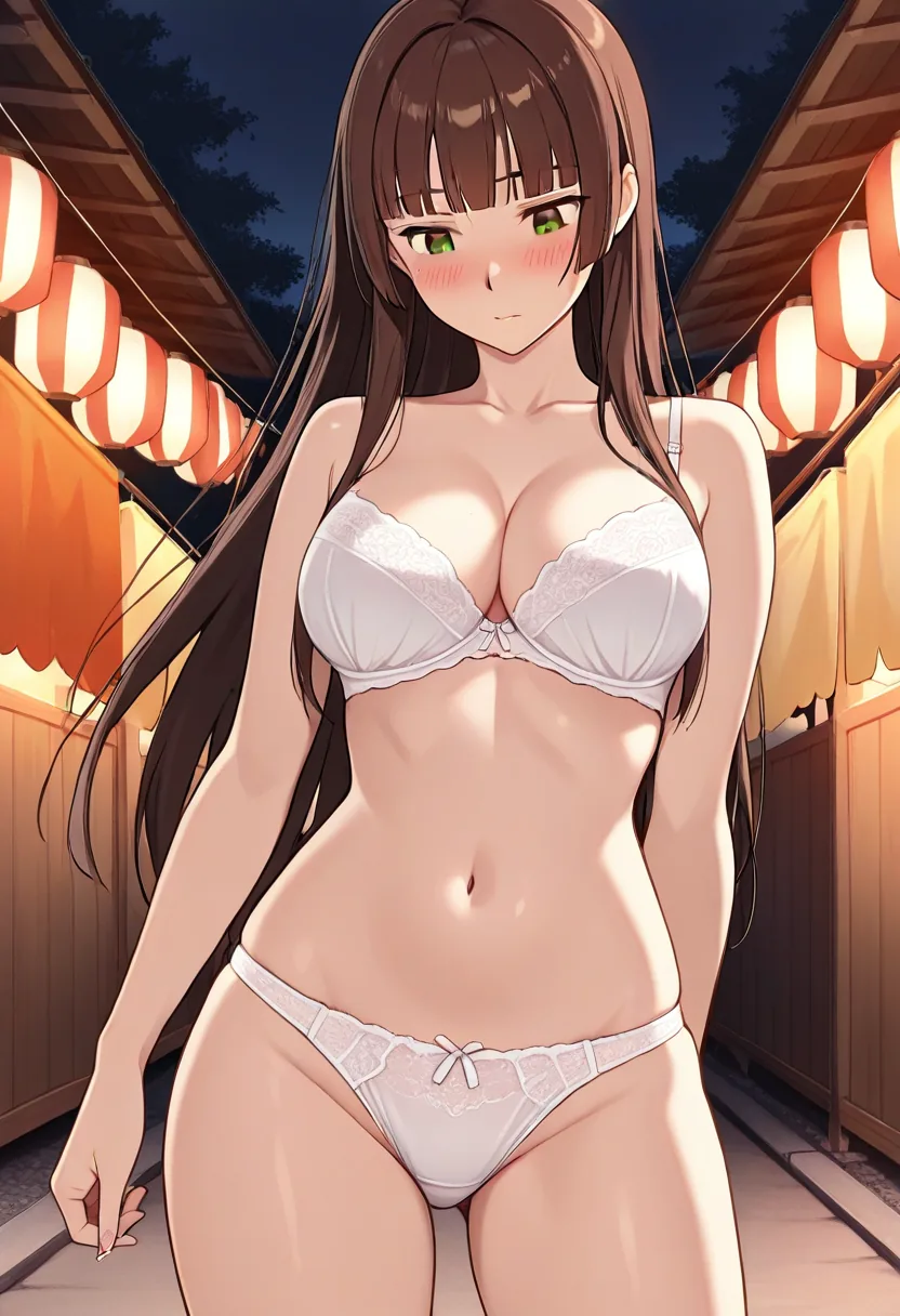 Story 9: Festival Entrance — panel 6 — nude lingerie