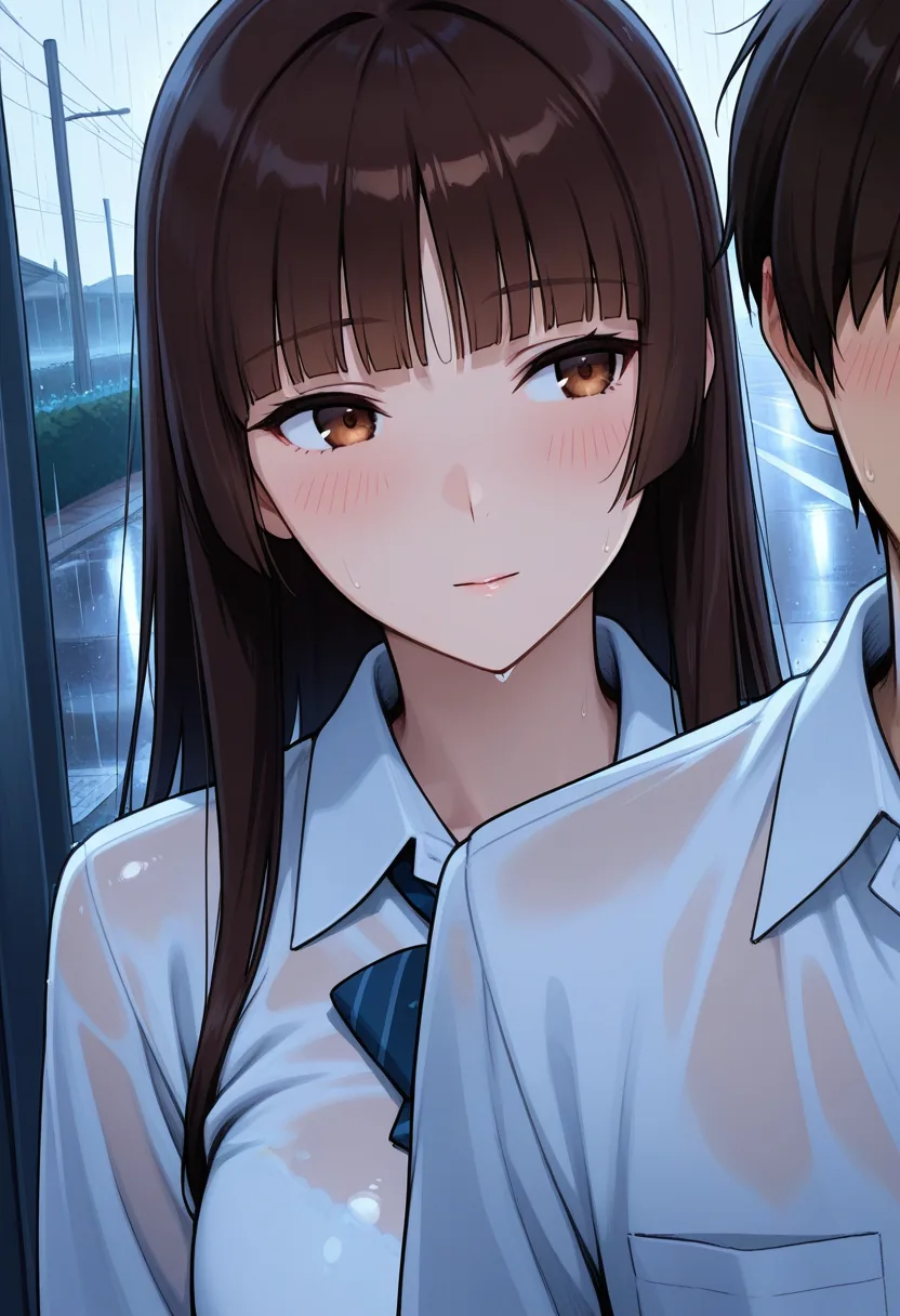 Story 11: Caught In Rain — panel 3 — close proximity
