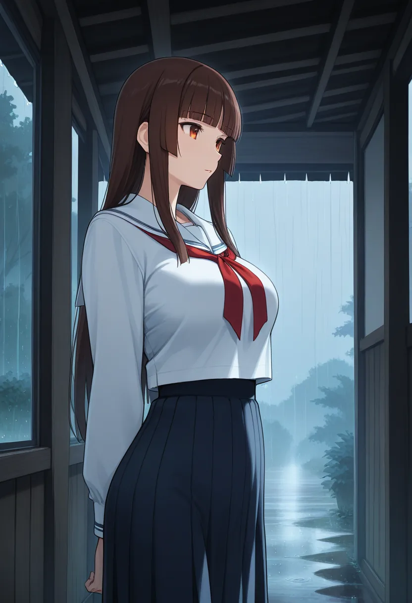 Story 23: Rain Shelter Huddled