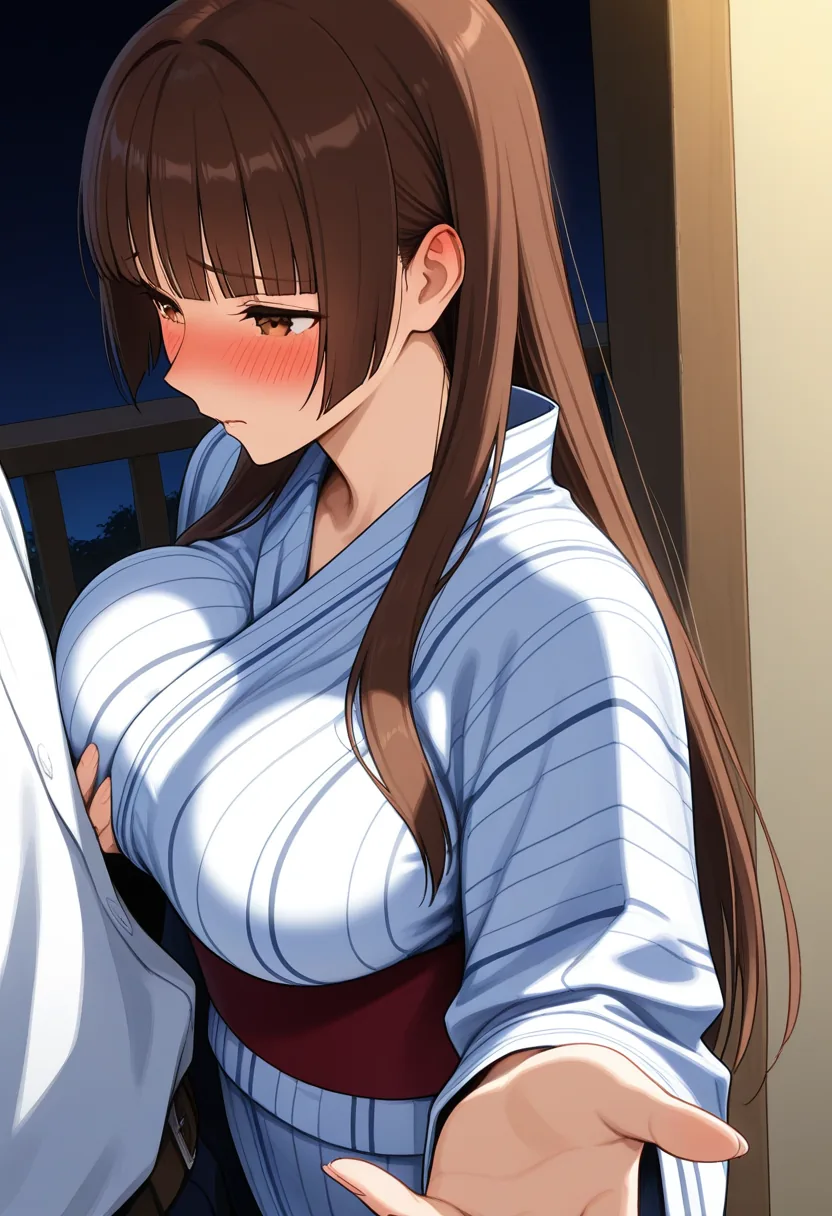 Story 26: Festival Start — panel 5 — groping under yukata
