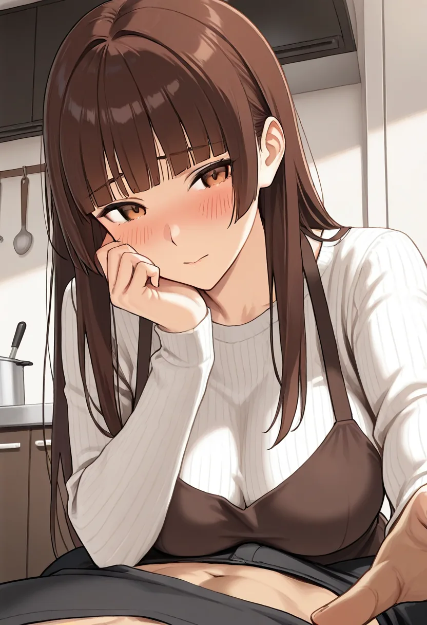 Story 27: Rainy Kitchen — panel 4 — accidental touch