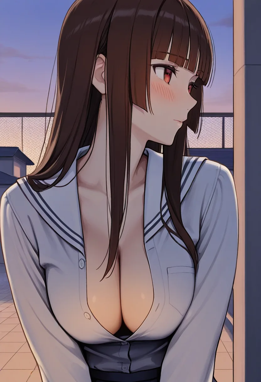 Story 28: Studying On Rooftop — panel 2 — intimate moment