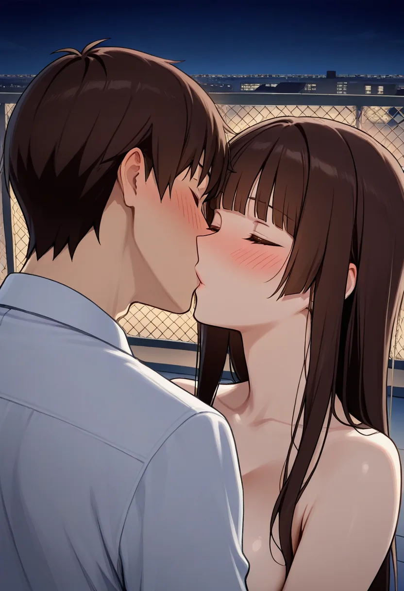 Story 28: Studying On Rooftop — panel 6 — foreplay