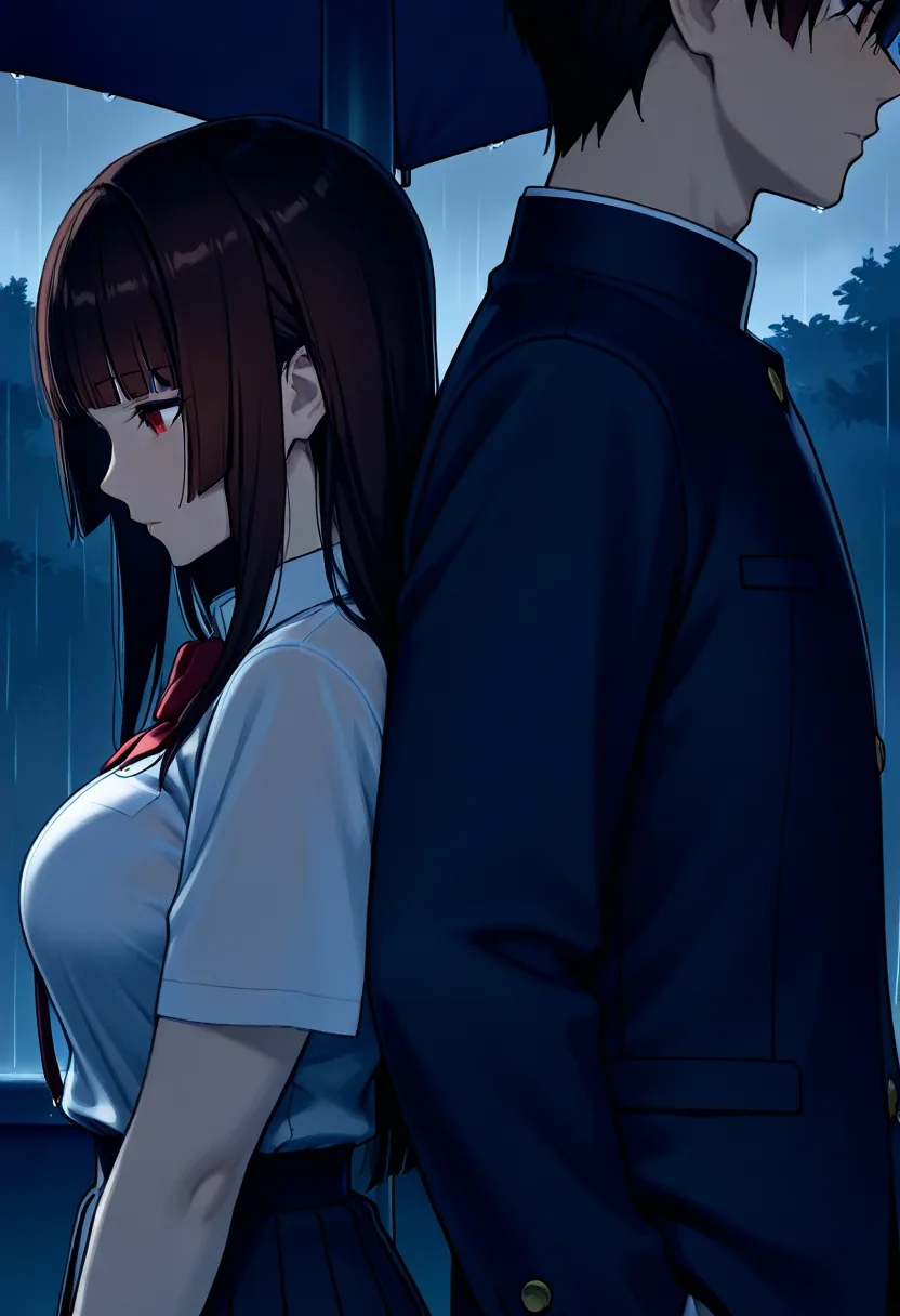 Story 50: Rain Caught Off Guard — panel 2 — rain shelter close proximity