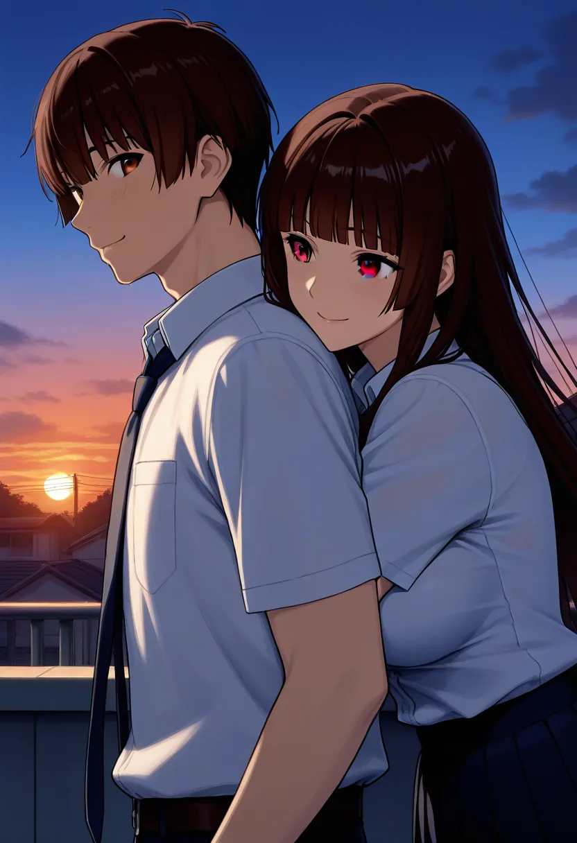 Story 63: Rooftop View — panel 8 — embrace