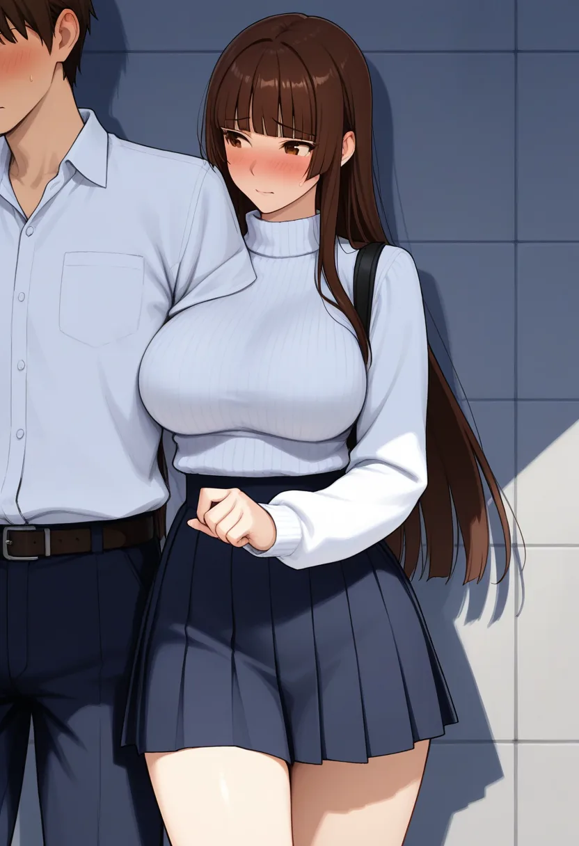 Story 72: Rooftop Setup — panel 3 — suggestive groping