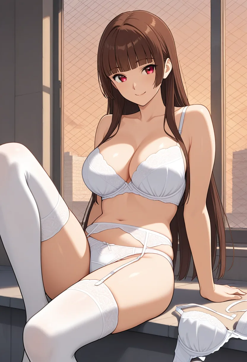 Story 87: On Rooftop Clothed — panel 5 — almost nude