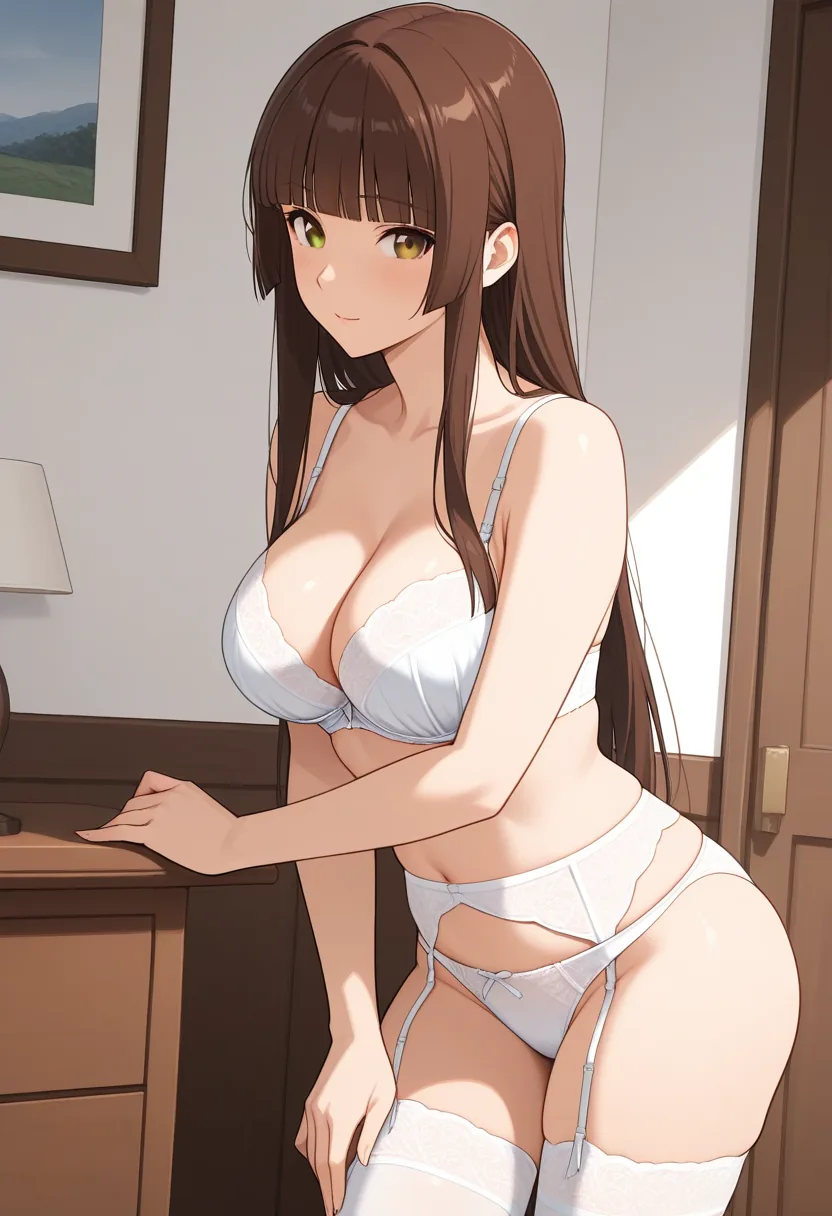 Story 90: In Bedroom — panel 5 — in lingerie