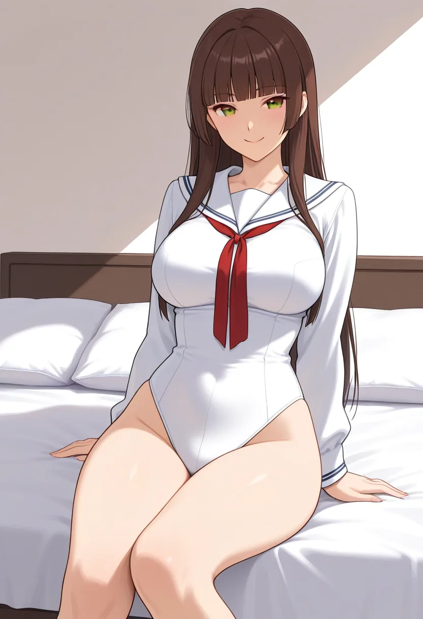Story 93: Entering Room — panel 2 — sitting on bed