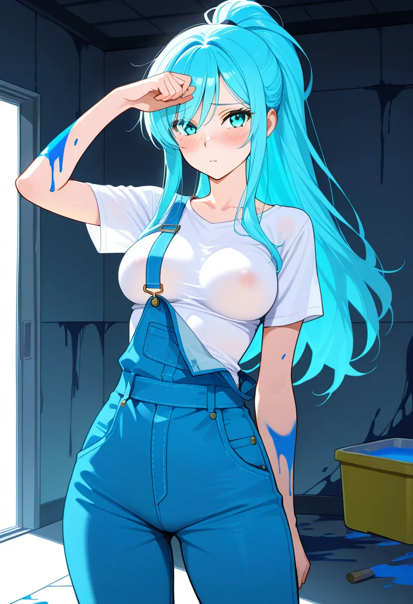 Story 2: Painter Ready — panel 3 — overalls down