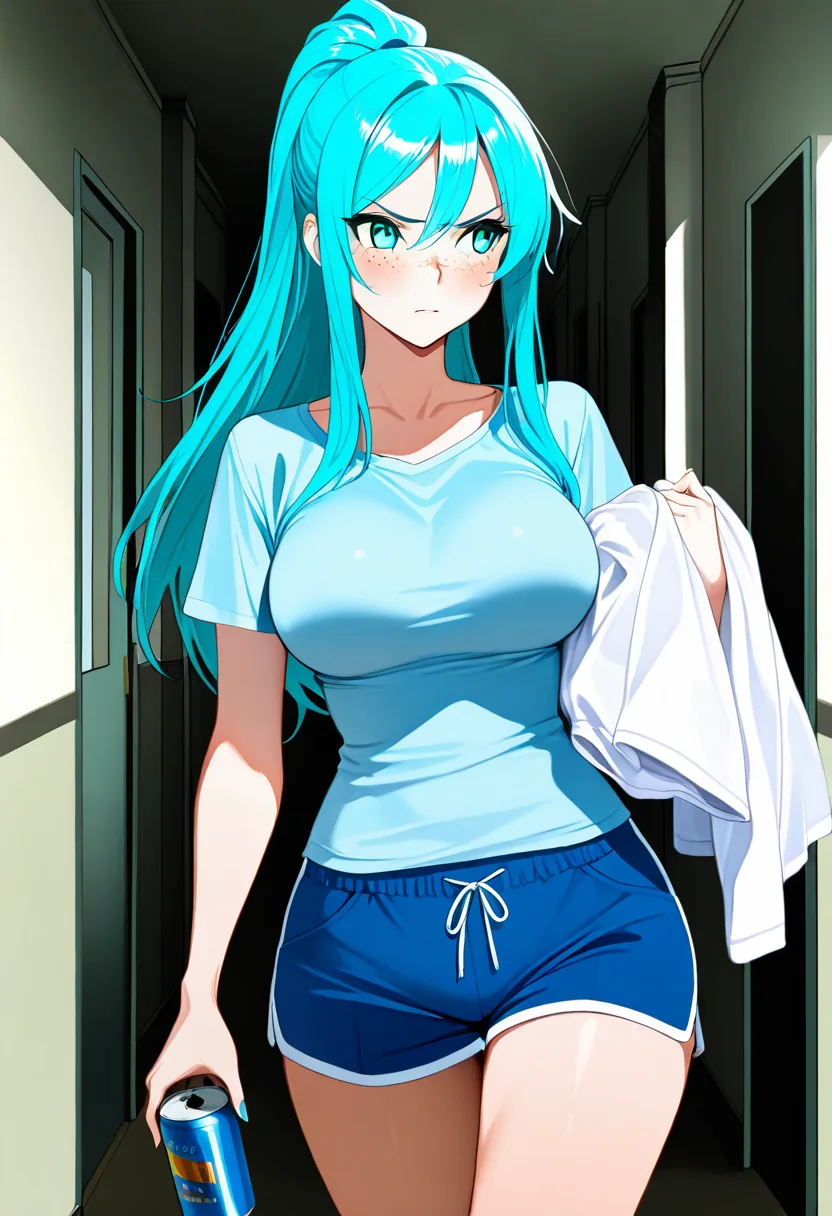 Story 16: Empty Closet — panel 2 — gathering laundry