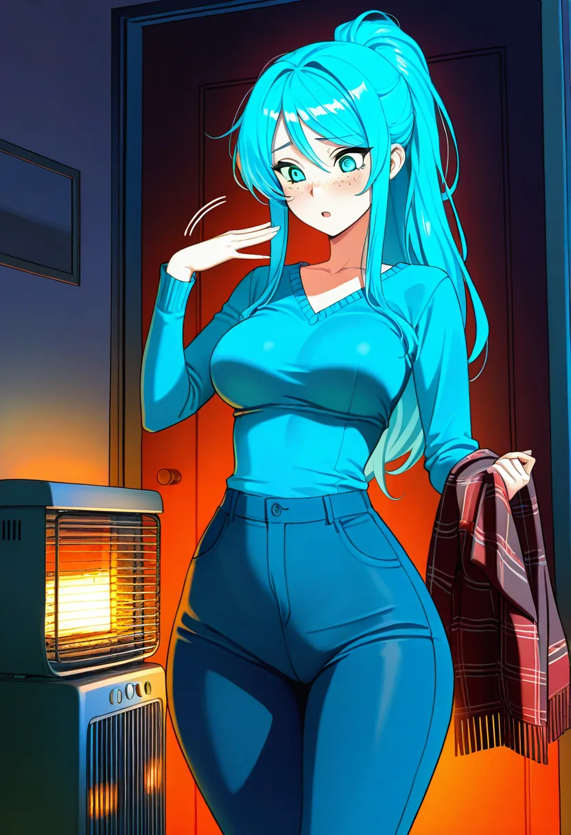 Story 20: Cozy Winter — panel 2 — getting warm
