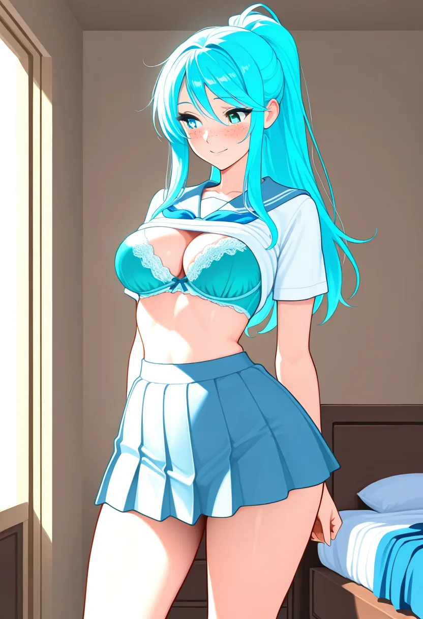 Story 51: Finding Uniform — panel 5 — half undressed