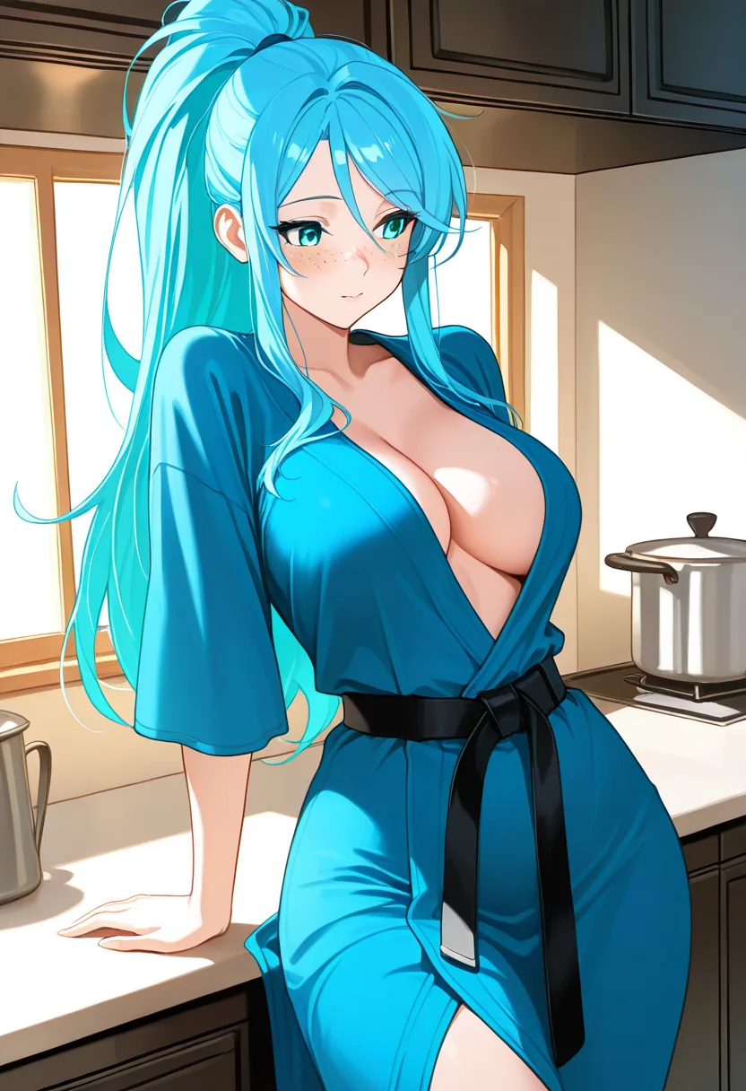 Story 60: Waking Up — panel 4 — robe open