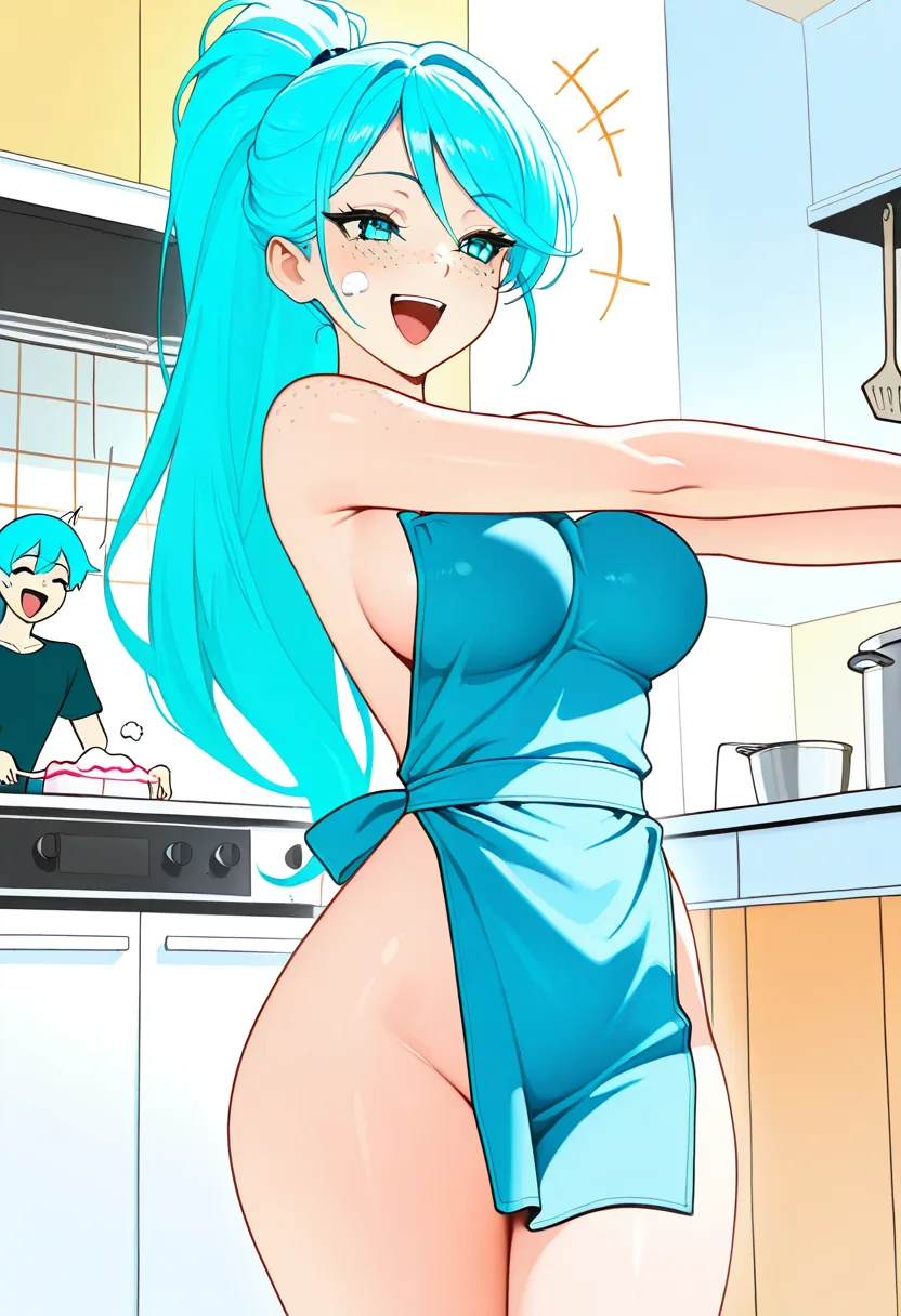 Story 70: Baking Lesson — panel 2 — frosting fight