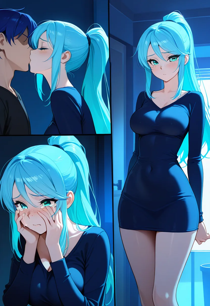 Story 93: After Fight — panel 3 — desperate kiss