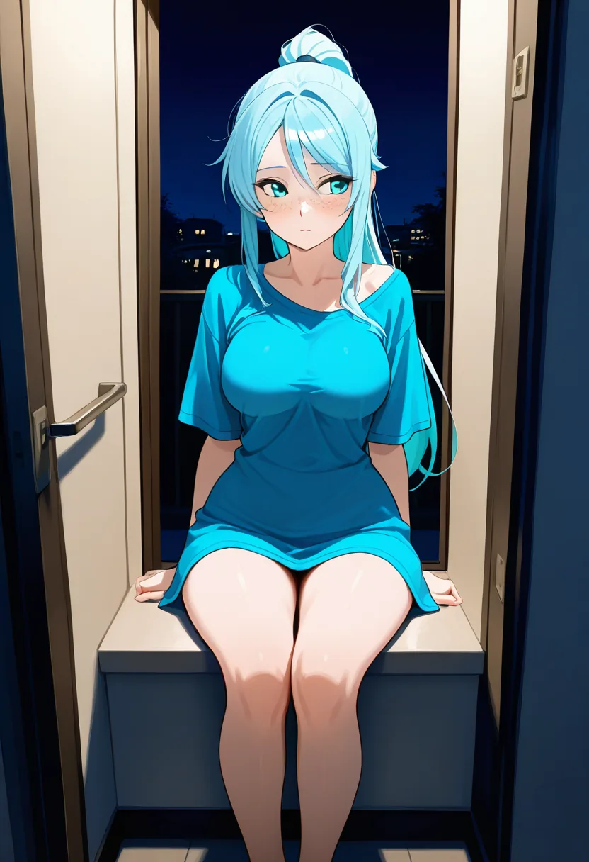 Story 95: Waiting By Door — panel 1 — waiting by door