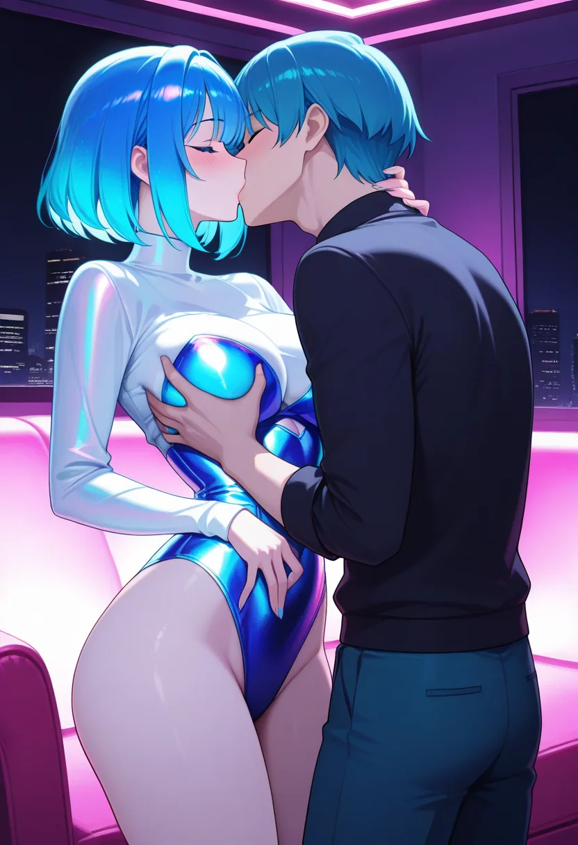 Story 75: Apartment Arrival — panel 3 — teasing touch