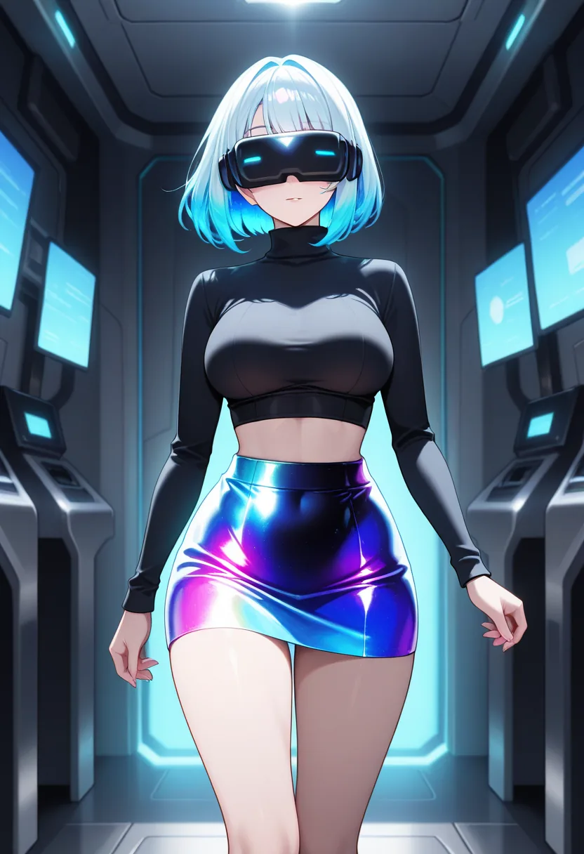 Story 96: Vr Entry — panel 2 — exploring virtually