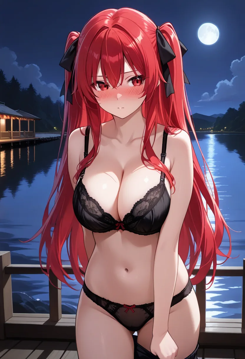 Story 34: At The Dock — panel 2 — dress coming off
