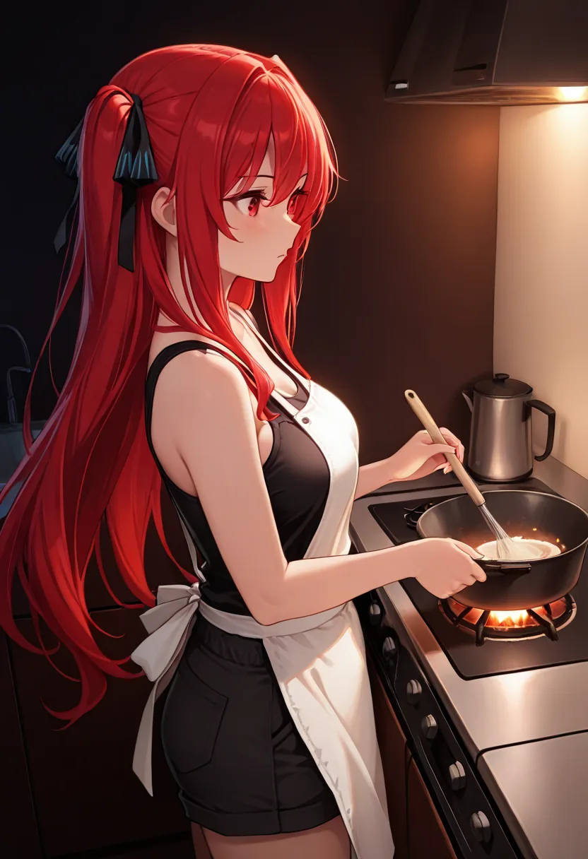 Story 67: Cooking Alone — panel 1 — cooking alone