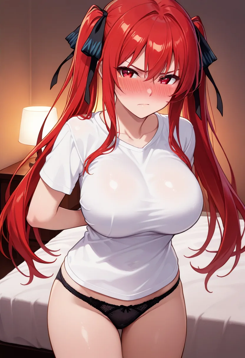 Story 72: Suggestion — panel 2 — reluctant undressing