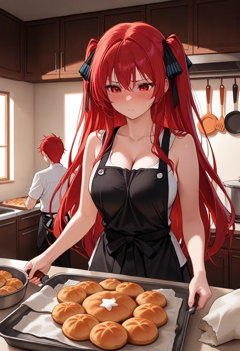 Story 77: Long Day Baking — panel 1 — long day baking