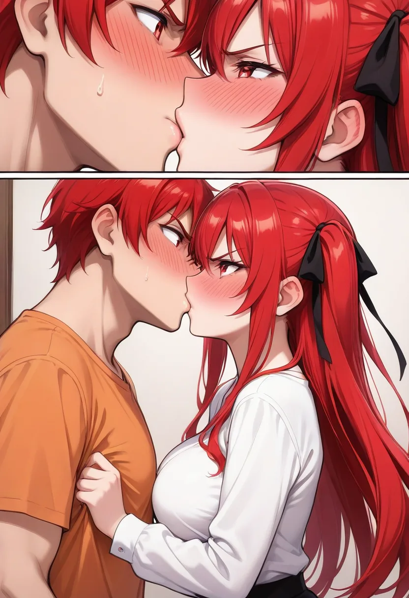 Story 84: Argument — panel 2 — angry kiss