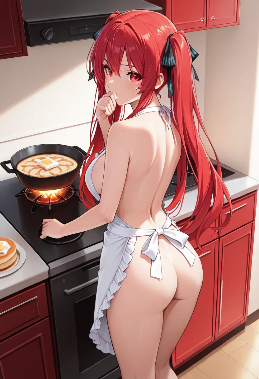 Story 85: Cooking Breakfast — panel 6 — pancakes after