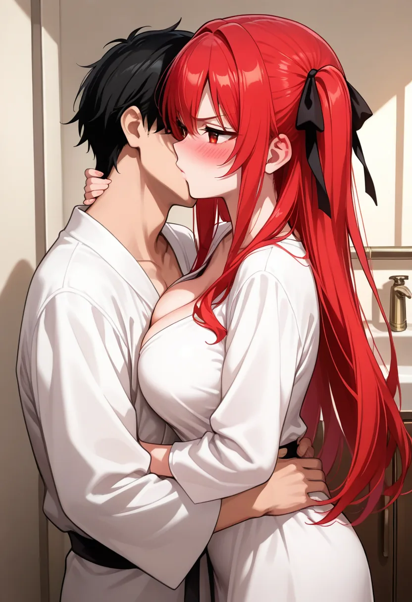 Story 87: Doing Makeup — panel 2 — distracted