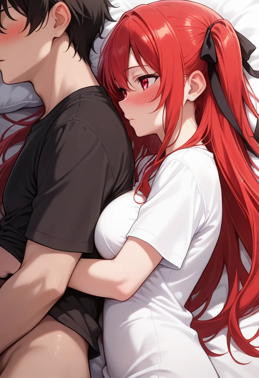 Story 93: Morning Tangled — panel 2 — waking touching