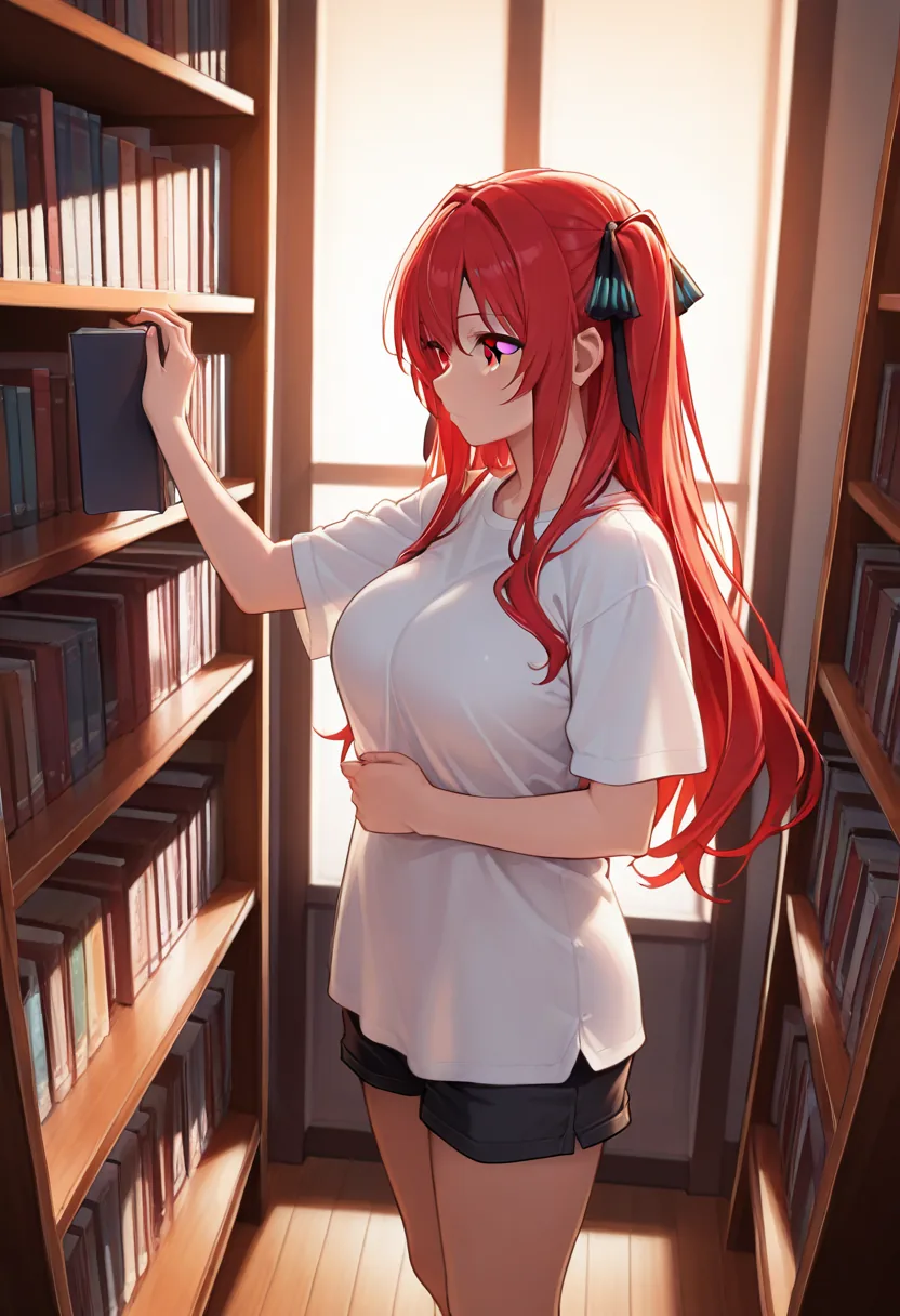 Story 95: Browsing Manga — panel 1 — browsing manga