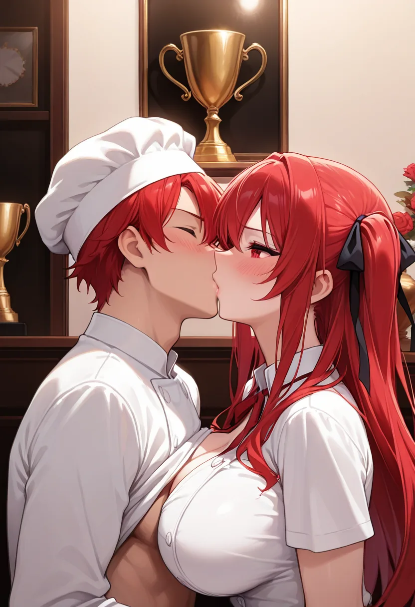 Story 100: Coming Home Trophy — panel 3 — kissing aggressive