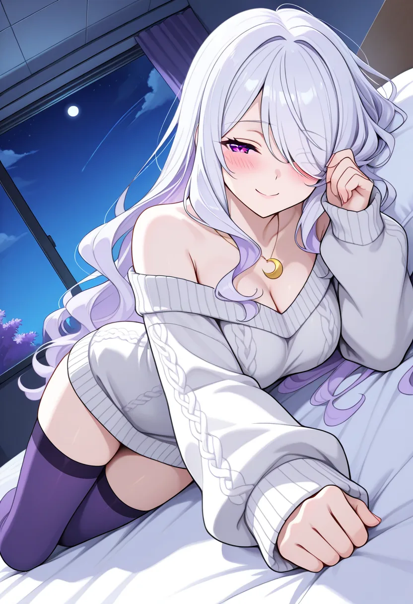 Story 5: Stargazing In Bed — panel 2 — partner enters bed