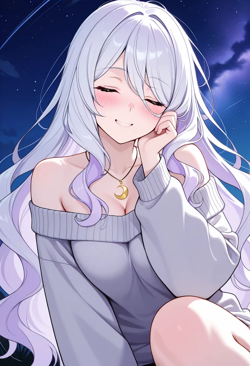 Story 7: In Stargazing Bedroom — panel 4 — luna kissed