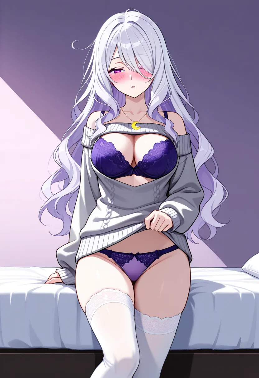 Story 7: In Stargazing Bedroom — panel 5 — luna sweater removed