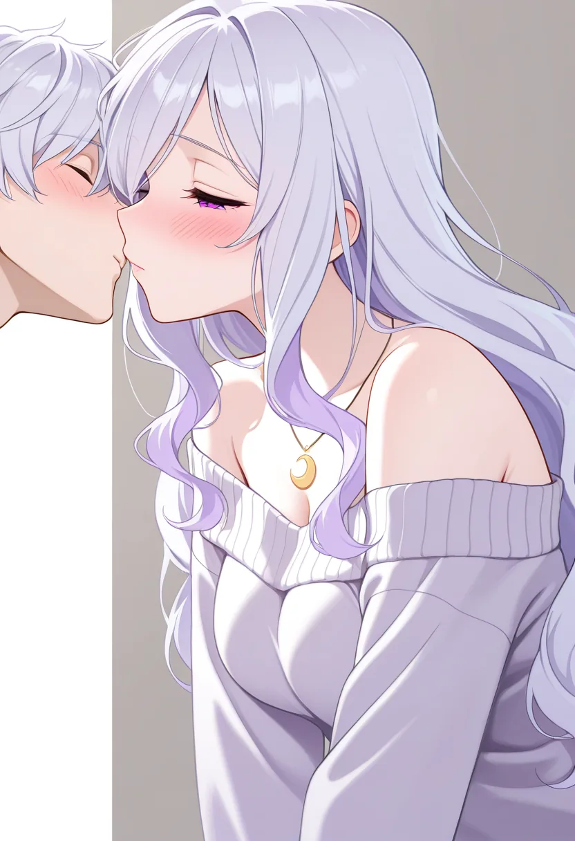 Story 16: Under Blanket — panel 3 — kiss forehead
