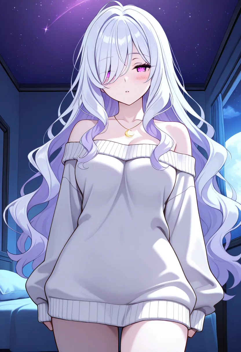 Story 17: In Oversized Sweater Looking At Stars