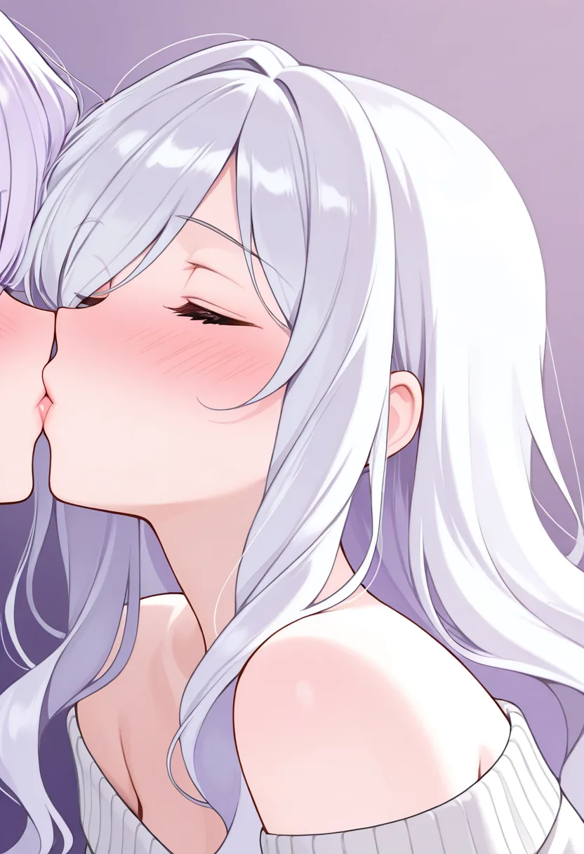 Story 19: Looking Out Window — panel 4 — kiss on cheek