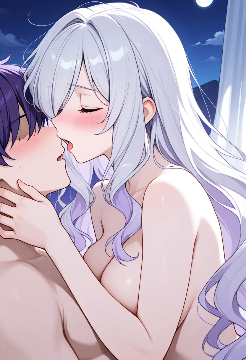 Story 22: Looking At Stars From Bed — panel 8 — they begin foreplay