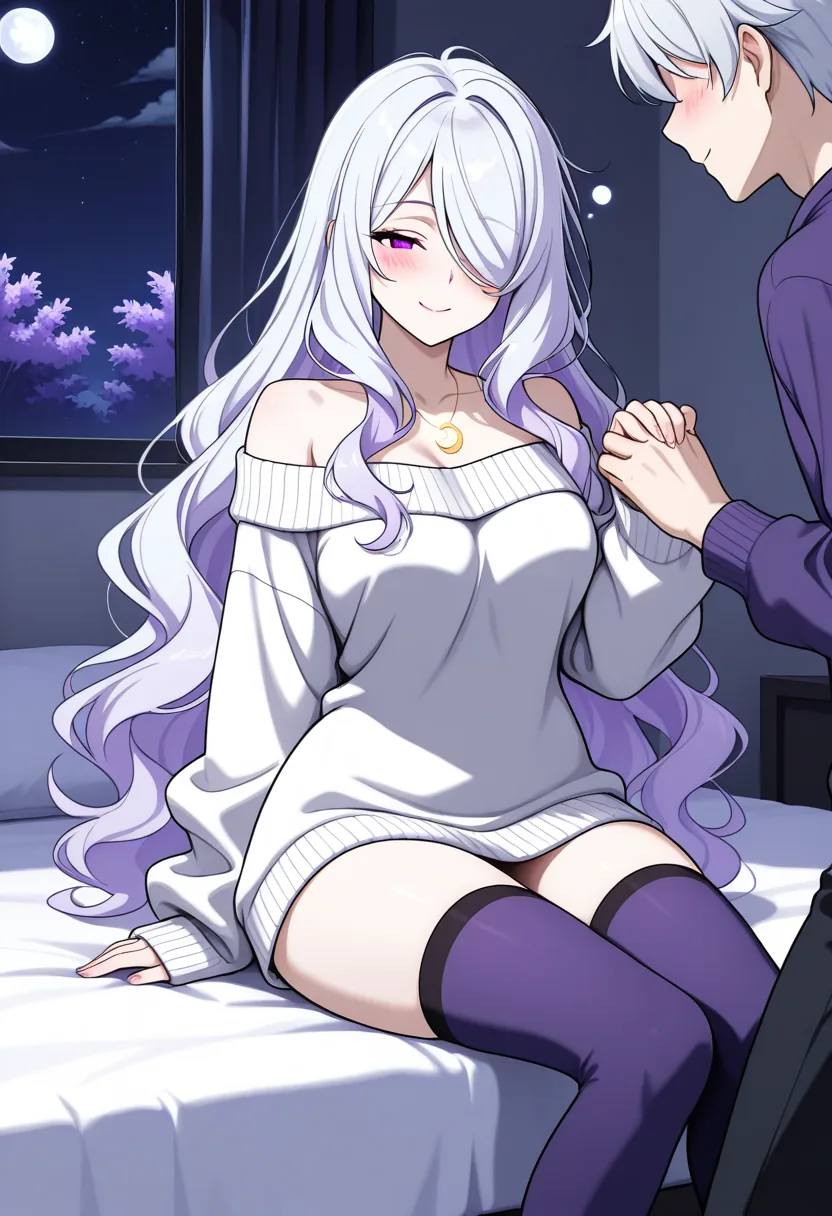 Story 27: Bedroom Gaze — panel 2 — partner approach