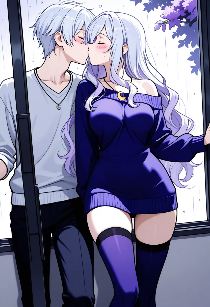 Story 34: Window Gaze — panel 2 — approach tension