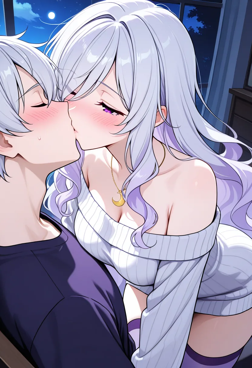 Story 45: Bedroom Gaze — panel 2 — tender approach