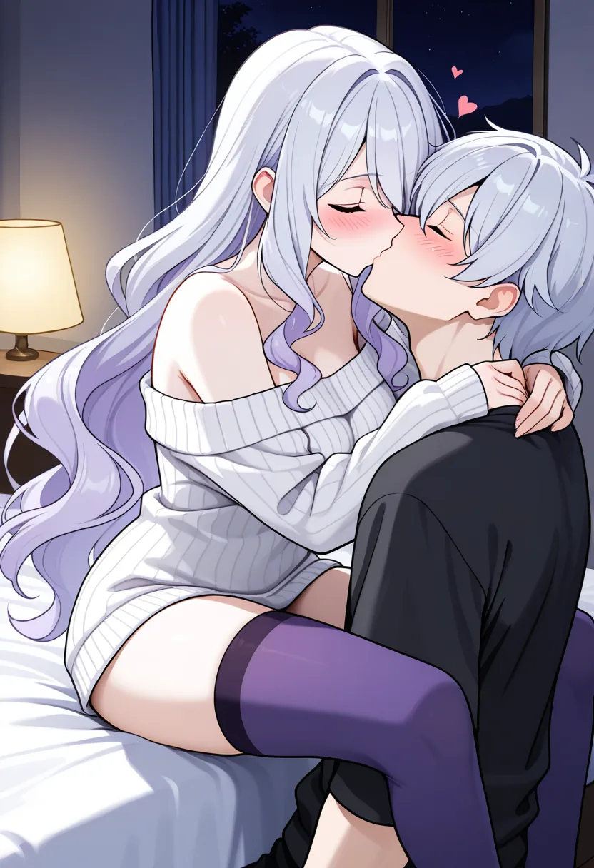 Story 66: Bedroom Gaze — panel 2 — tender touch