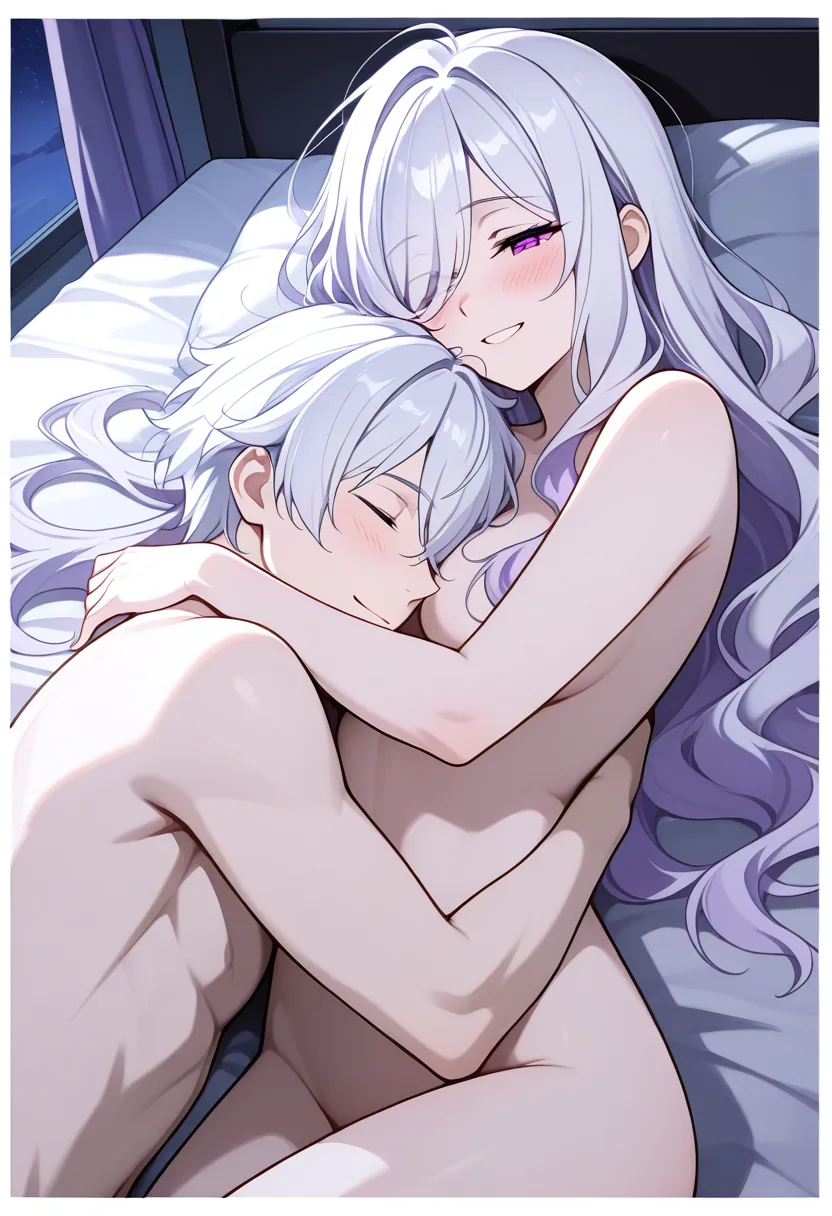 Story 66: Bedroom Gaze — panel 7 — embrace hold