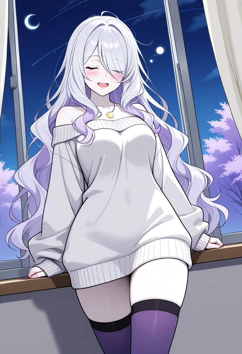 Story 95: Bedroom Gaze — panel 2 — window reflection
