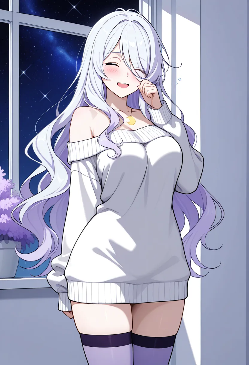 Story 99: Bedroom Gaze — panel 2 — sweater removal