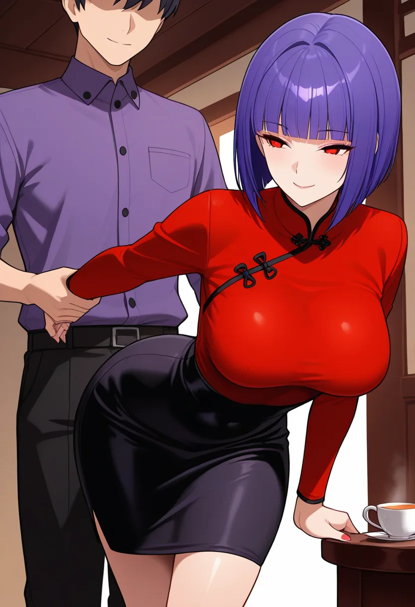 Story 3: Clothed Approach — panel 2 — tension build